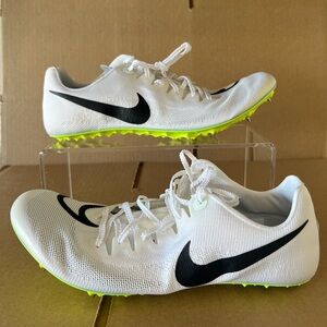 Nike Zoom Ja Fly 4 White Bright Spruce Track Spikes DR2741-102 Men’s Size 10